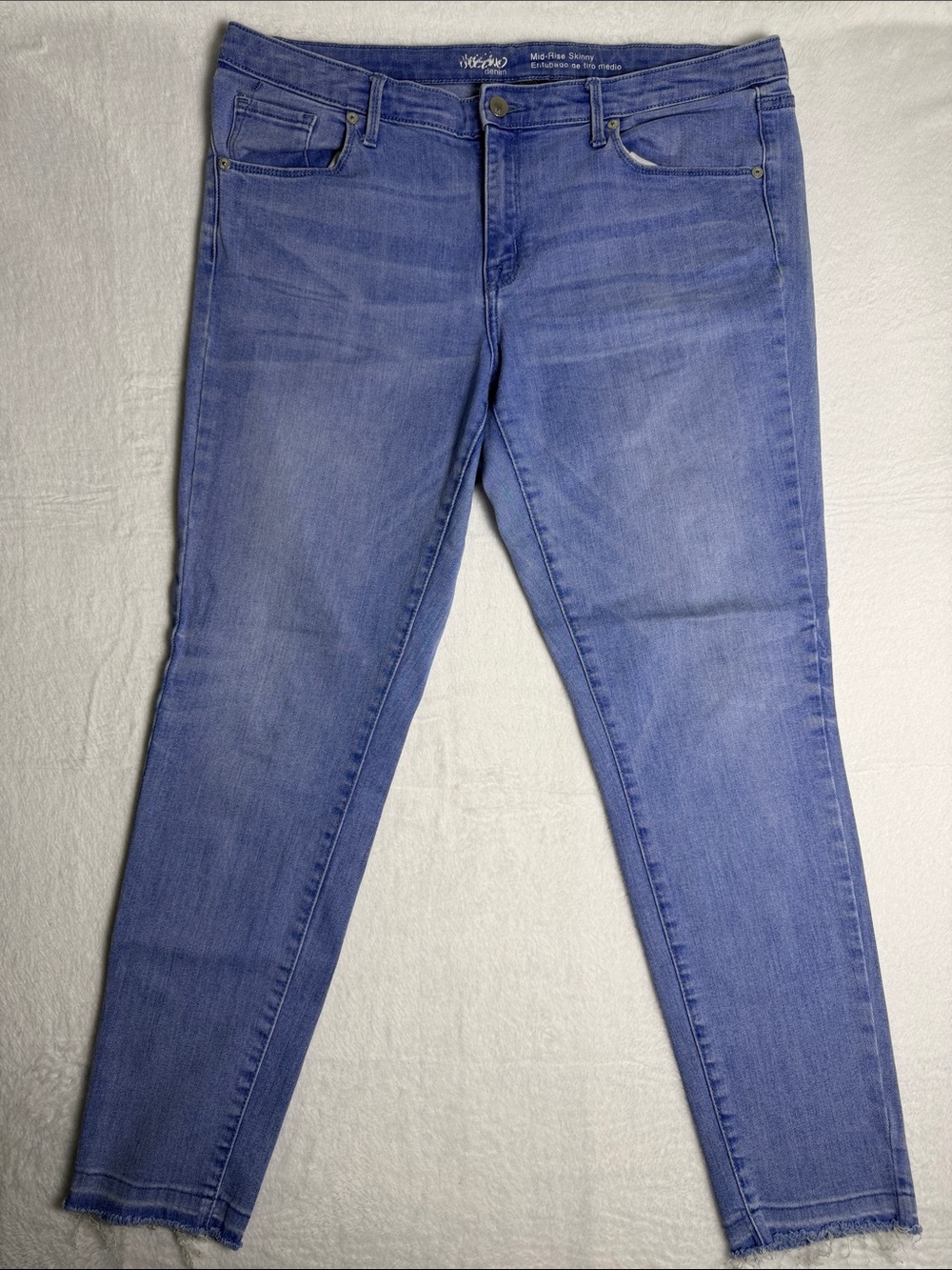 Women's Light Blue Skinny Stretch Jeans Size 14